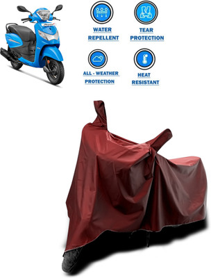 PAGORA Waterproof Two Wheeler Cover for Hero(Pleasure+ 110, Maroon)