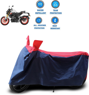 GOSHIV-car and bike accessories Two Wheeler Cover for Yamaha(Red)