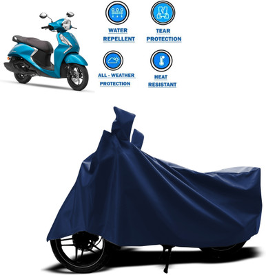 PAGORA Two Wheeler Cover for Yamaha(Fascino 125 FI, Blue)