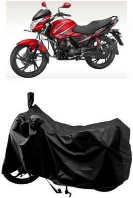 SUGASHRI Waterproof Two Wheeler Cover for Hero(Glamour i3s, Black)