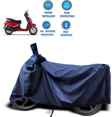 CODOKI Two Wheeler Cover for Mahindra(Gusto, Blue)