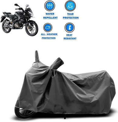 PAGORA Two Wheeler Cover for Bajaj(Pulsar AS 150, Grey)