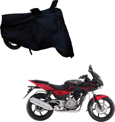 SK AUTO Two Wheeler Cover for Bajaj(Pulsar 220 DTS-i, Black)