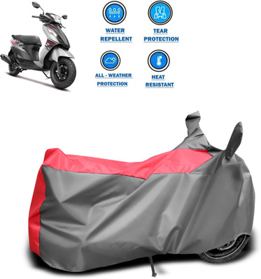 PAGORA Two Wheeler Cover for Suzuki(Let's, Grey)