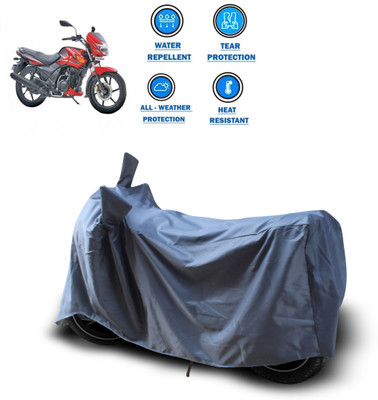 CODOKI Waterproof Two Wheeler Cover for TVS(Flame DS 125, Grey)