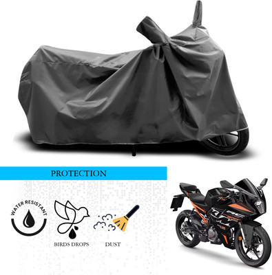 ANTHUB Waterproof Two Wheeler Cover for KTM(RC 200, Grey)