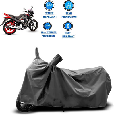 CODOKI Two Wheeler Cover for Hero(CBZ, Grey)