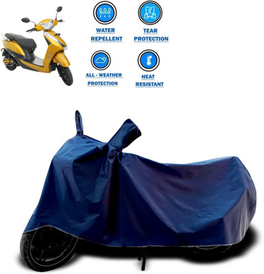 PAGORA Two Wheeler Cover for Ampere(Magnus, Blue)