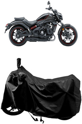 SUGASHRI Waterproof Two Wheeler Cover for Kawasaki(Vulcan S BS6, Black)
