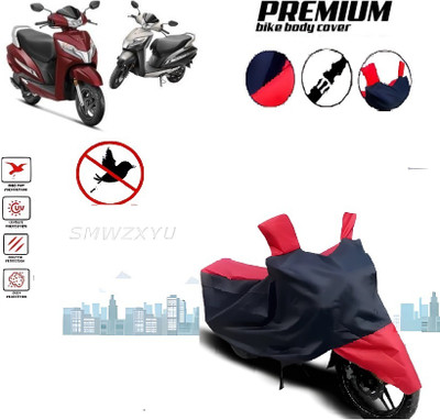 smwzxyu Waterproof Two Wheeler Cover for Honda(Activa 6G, Red, Black)