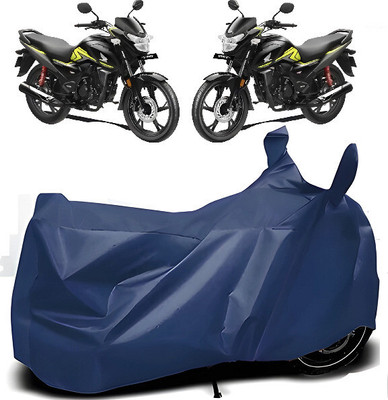 SK AUTO Waterproof Two Wheeler Cover for Honda(CB Shine, Blue)