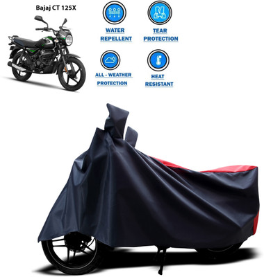 CODOKI Two Wheeler Cover for Bajaj(Red)