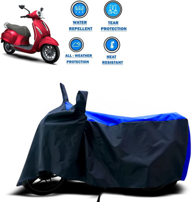PAGORA Two Wheeler Cover for Bajaj(Chetak, Blue)