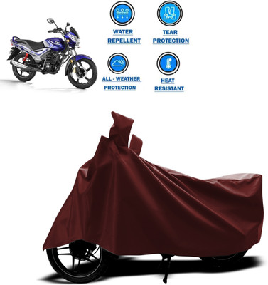 CODOKI Waterproof Two Wheeler Cover for TVS(Star City Plus, Maroon)