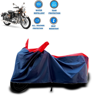 PAGORA Two Wheeler Cover for Royal Enfield(Standard 350, Red)