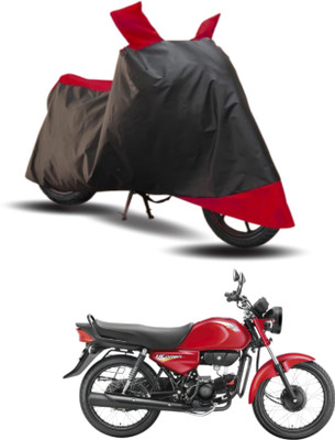 SK AUTO Two Wheeler Cover for Hero(HF Dawn, Red, Black)