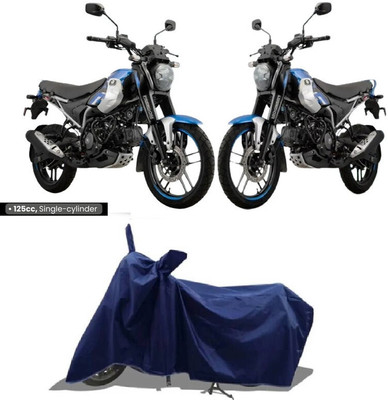 SK AUTO Waterproof Two Wheeler Cover for Bajaj(Freedom Prima, Blue)