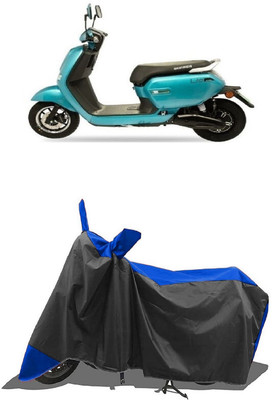 SUGASHRI Waterproof Two Wheeler Cover for Okinawa(Lite, Blue, Black)