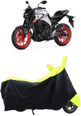 Coxtor Waterproof Two Wheeler Cover for Yamaha(MT-03 BS6, Yellow)