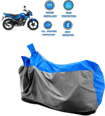 CODOKI Two Wheeler Cover for Bajaj(XCD 125cc, Grey)