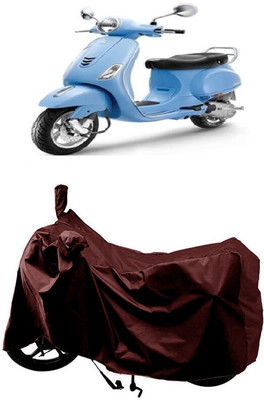 SUGASHRI Waterproof Two Wheeler Cover for Piaggio(Vespa VXL, Maroon)