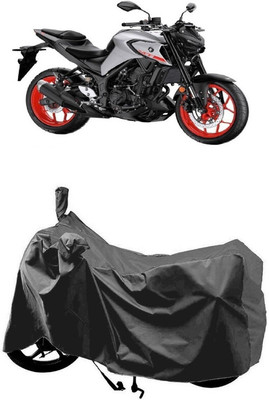 SUGASHRI Waterproof Two Wheeler Cover for Yamaha(MT-03, Grey)