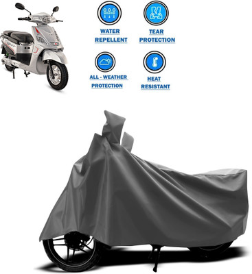 CODOKI Two Wheeler Cover for Hero(Electric NYX e5, Grey)