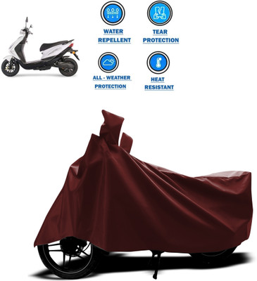 CODOKI Waterproof Two Wheeler Cover for Ampere(REO, Maroon)