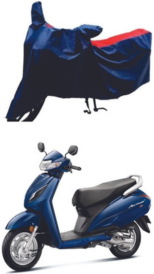 smwzxyu Waterproof Two Wheeler Cover for Honda(Red, Blue)