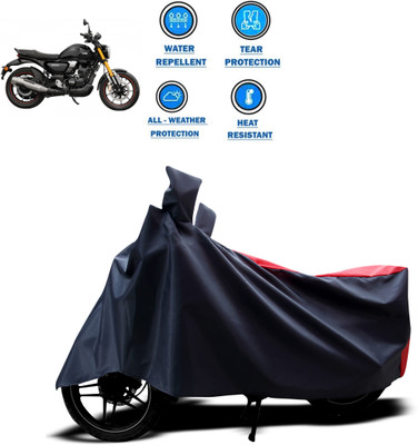 GOSHIV-car and bike accessories Two Wheeler Cover for TVS(Red)