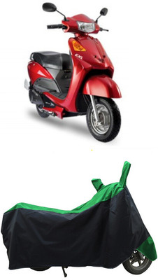 Coxtor Waterproof Two Wheeler Cover for Indus(Yo EXL, Green)