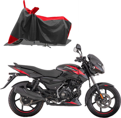 algrowd Two Wheeler Cover for Bajaj(Pulsar 150 DTS-i, Red)