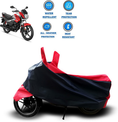 CODOKI Two Wheeler Cover for Hero(Passion Pro i3S, Red)