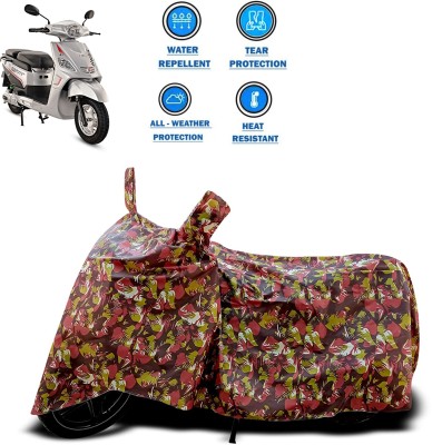 PAGORA Two Wheeler Cover for Hero(Electric NYX e5, Red)