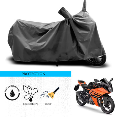 ANTHUB Waterproof Two Wheeler Cover for KTM(RC 125, Grey)