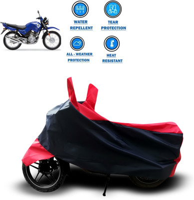 GOSHIV-car and bike accessories Two Wheeler Cover for Yamaha(YBR 125, Red)