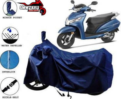 smwzxyu Waterproof Two Wheeler Cover for Kawasaki(Blue)