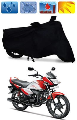 Mdstar Waterproof Two Wheeler Cover for Hero(Splendor NXG, Black)