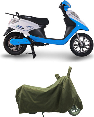Coxtor Waterproof Two Wheeler Cover for Ampere(V 48, Gold)