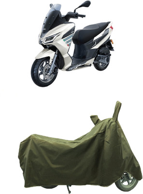 Coxtor Waterproof Two Wheeler Cover for Aprilia(SXR 160 BS6, Gold)