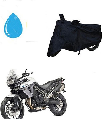 HYBRIDS COLLECTION Waterproof Two Wheeler Cover for Universal For Bike(Black)