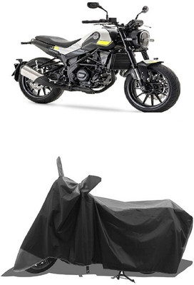 SUGASHRI Waterproof Two Wheeler Cover for Benelli(Leoncino 250, Grey, Black)