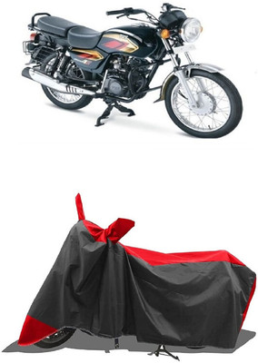 SUGASHRI Waterproof Two Wheeler Cover for TVS(Max 4R, Red, Black)