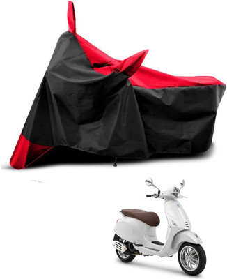 SK AUTO Two Wheeler Cover for Piaggio(Vespa SXL, Red, Black)