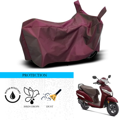 ANTHUB Waterproof Two Wheeler Cover for Honda(Activa 125, Maroon)