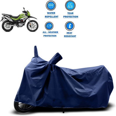 CODOKI Two Wheeler Cover for Hero(Impulse, Blue)