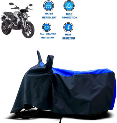 CODOKI Two Wheeler Cover for Revolt(RV 300, Blue)
