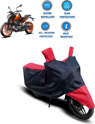 CODOKI Two Wheeler Cover for KTM(Duke 200, Red)