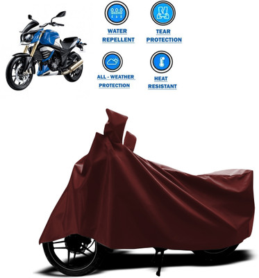 GOSHIV-car and bike accessories Waterproof Two Wheeler Cover for Mahindra(MOJO XT 300, Maroon)