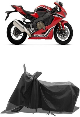 SUGASHRI Waterproof Two Wheeler Cover for Honda(CBR 1000RR, Grey, Black)